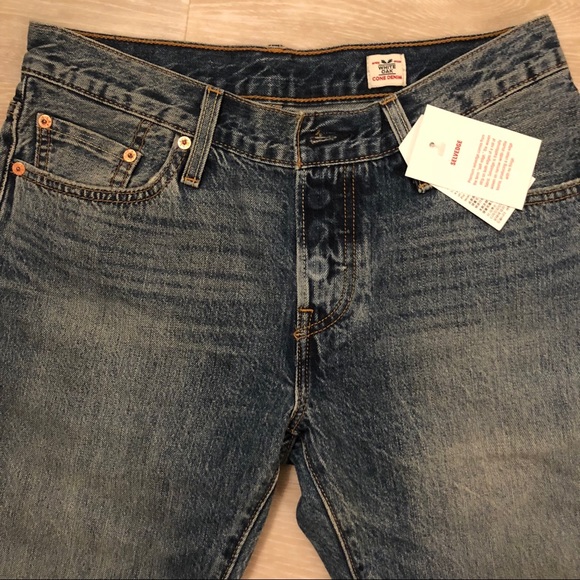 levi's 501 ct white oak cone denim